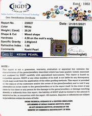 20.20/CT NATURAL KESHI PEARL